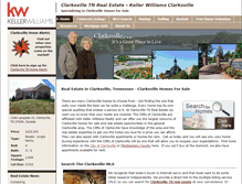 Tablet Screenshot of clarksvilletnrealestate.com